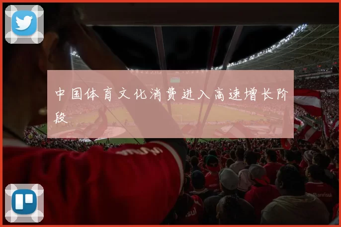 中国体育文化消费进入高速增长阶段
